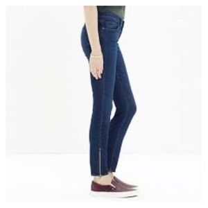 MADEWELL SKINNY SKINNY ANKLE ZIP